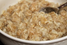 oatmeal-cooked